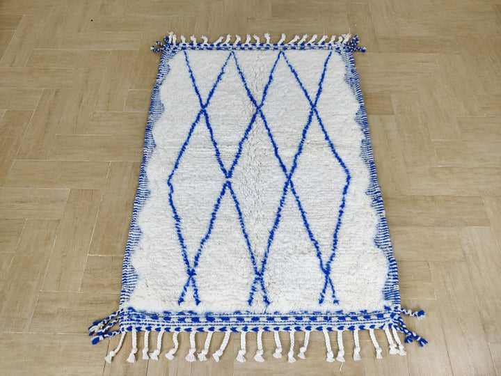 Moroccan rug Blue, Moroccan rug teal , Hand knotted wool rug, Moroccan rugs, Berber teppich, Moroccan rug , Blue berber rug, wool rug
