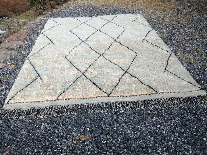 Moroccan berber rug, Made to order rug, Beniouarain rug, Beni ourain rug, White wool rug, Autentic Mrirt rug