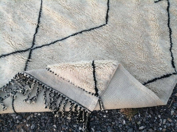 Moroccan berber rug, Made to order rug, Beniouarain rug, Beni ourain rug, White wool rug, Autentic Mrirt rug