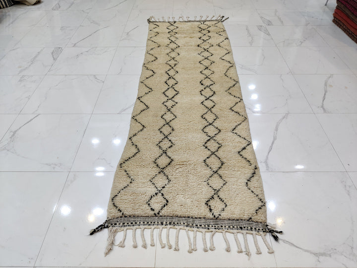 Moroccan rug Hand knotted  Beni ourain rug all wool berber rug  Custom rug  handmaderug  Genuine lamb wool