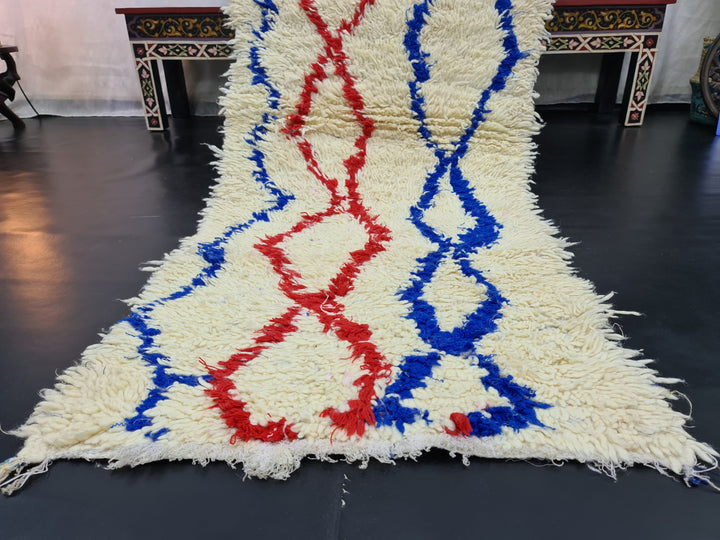 stunning  rug, moroccan  , berber wool rug, geometric rug, red and blue  rug, winter rug, area rug, sheep wool rug