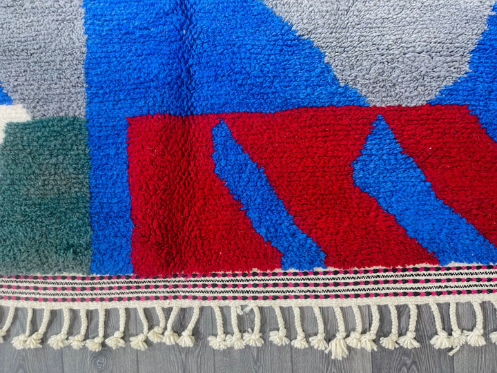 moroccan rug blue  Authentic Wool berber rug  Moroccan rug  Beni ourain rug  Custom rug  handmade rug  Genuine lamb wool  morocco rug