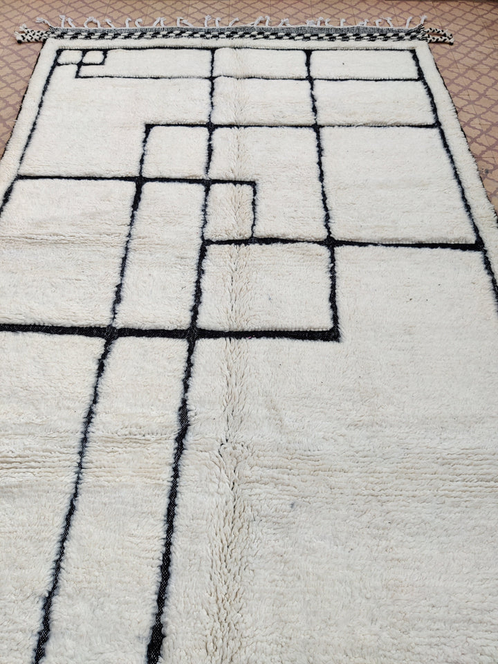 Custom Moroccan Rug, Authentic Moroccan rug, Berber carpet, Genuine Wool rug, Handmade rug, Area rug, Tapis berbere, Beni Ourain