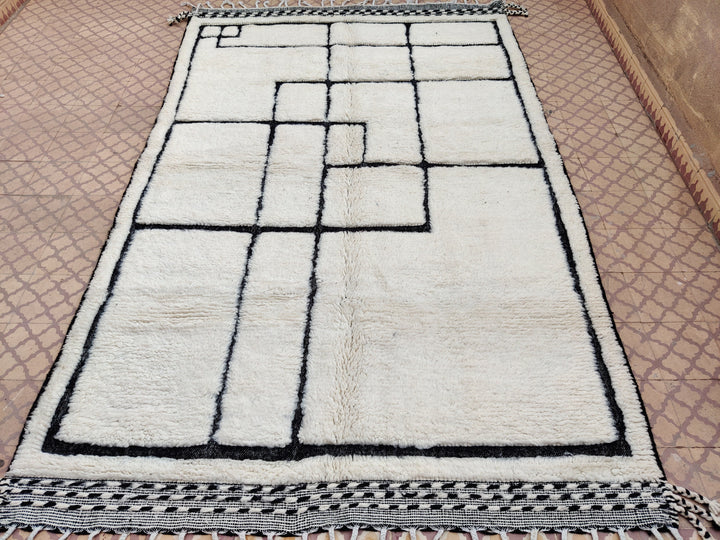 Custom Moroccan Rug, Authentic Moroccan rug, Berber carpet, Genuine Wool rug, Handmade rug, Area rug, Tapis berbere, Beni Ourain