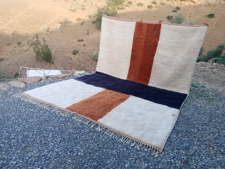 Moroccan rug, Customized Mrirt rug, Highquality wool rug, Lu rugs,  natural, Tapis berbere, Beniouarain, Boujad, Soft rug