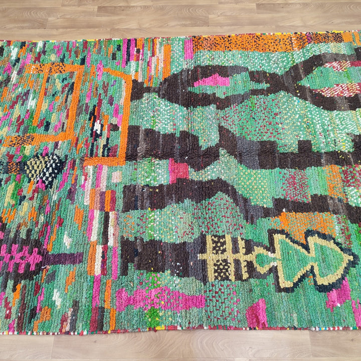 . . feet Moroccan Nomad Rug  Amazing Moroccan Rug  Wool Rug  Berber Carpet  Bohemian Rug  Abstract Rug  Tapis Marocain