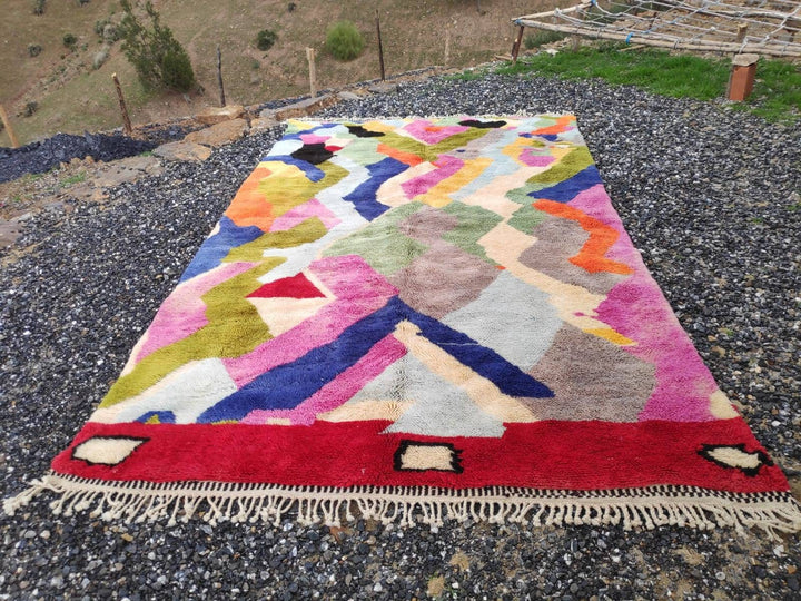 Moroccan rug, Mrirt rug, Handmade wool rug, Modern rug, Rugs, Abstract rug, Beniouarain rug, Beni ourain rug, Berber rug, Azilal rug