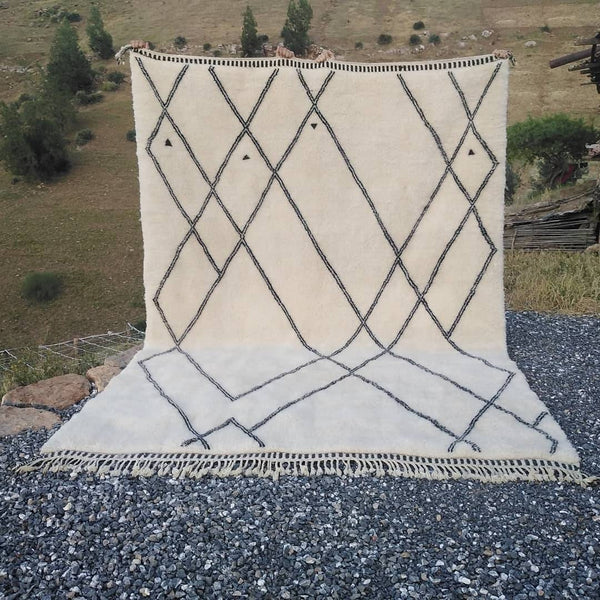 Moroccan rug, Customized Mrirt rug, Highquality wool rug, Lu rugs,  natural, Tapis berbere, Beniouarain, Boujad, Soft rug
