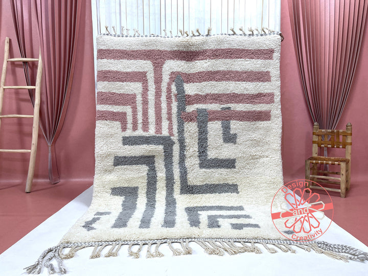 moroccan rugs , beni ourain rug,  rug, bohemian rug, white color rug, soft carpet, handmade gift, art, design, berber carpet