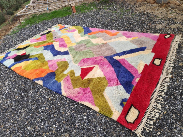 Moroccan rug, Mrirt rug, Handmade wool rug, Modern rug, Rugs, Abstract rug, Beniouarain rug, Beni ourain rug, Berber rug, Azilal rug