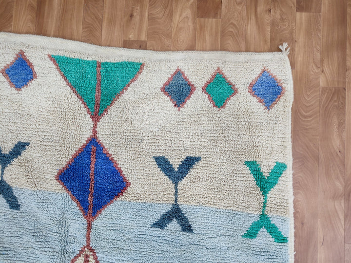 Fabulous Boujaad Rug, Authentic Moroccan Handmade Rug, Colorful Rug, Abstract Rug, Berber Tribal carpet, Bohemian Rug, Wool Rug, Boujad Rug