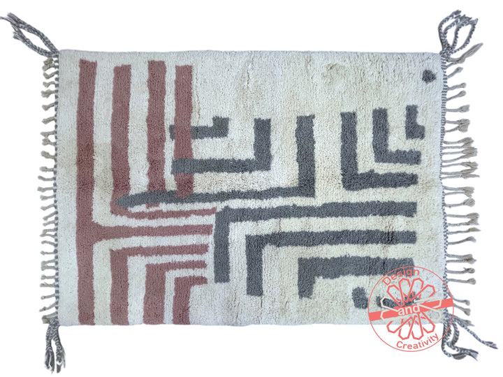 moroccan rugs , beni ourain rug,  rug, bohemian rug, white color rug, soft carpet, handmade gift, art, design, berber carpet