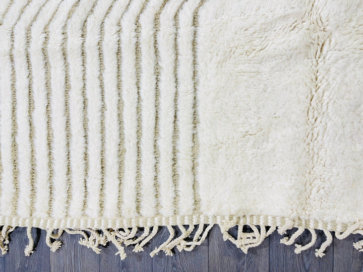 beni ourain rug off white moroccan rug