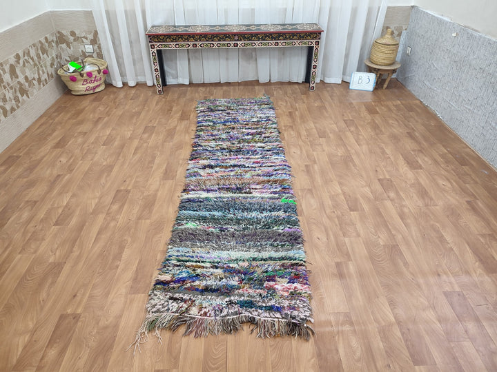  moroccan berber, colorful moroccan runner rug, moroccan rug boucherouite, area rug,  rag rug, wall hanging,glaoui  rug