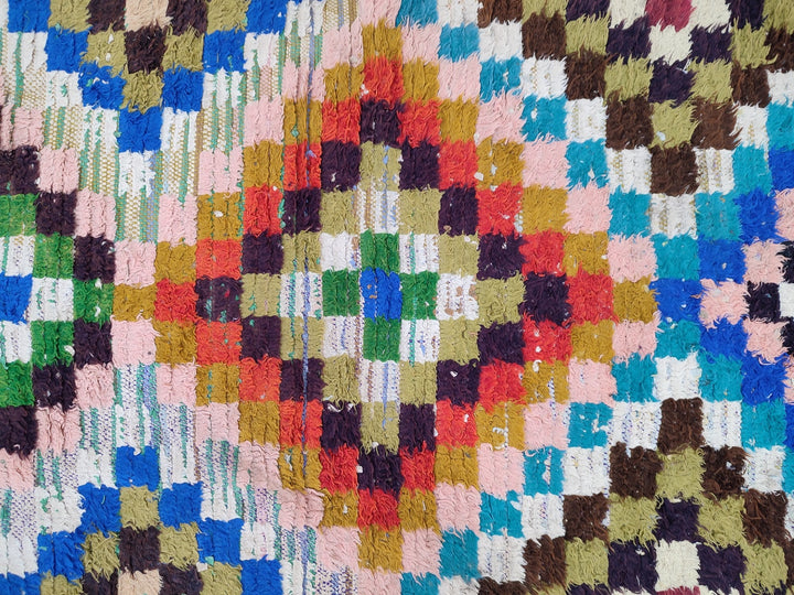  moroccan berber, colorful moroccan runner rug, moroccan rug boucherouite, area rug,  rag rug, wall hanging,glaoui  rug