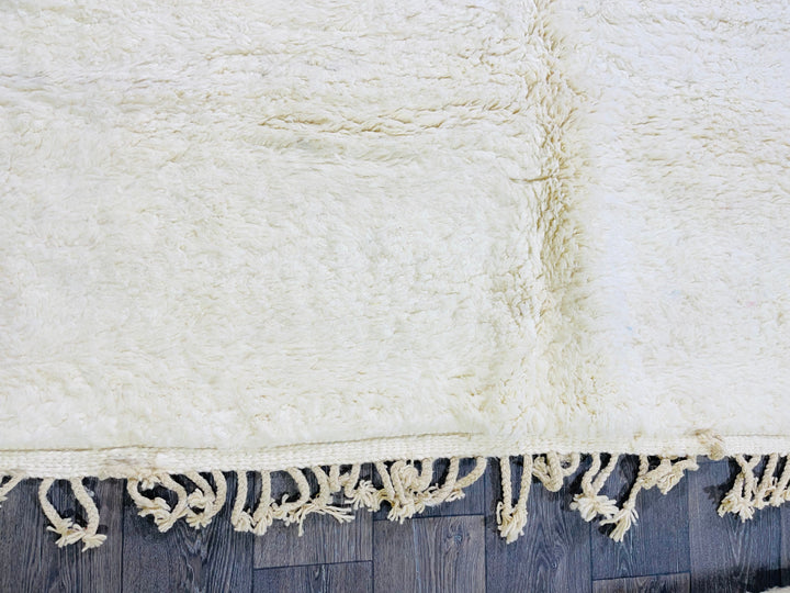 Amazing Beni Ourain Rug, Moroccan Rug, Sheep Wool Rug, Abstract Rug, Solid White Colored Rug , Handmade Rug, Berber Rug, Bohemian Rug 