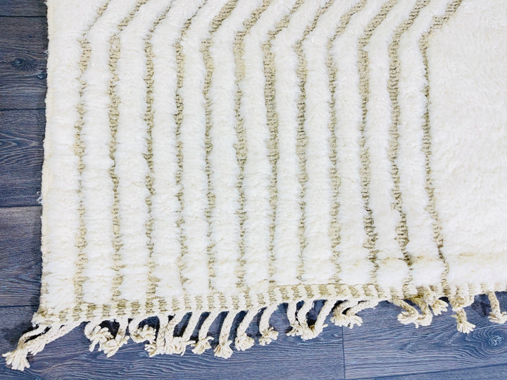 beni ourain rug off white moroccan rug