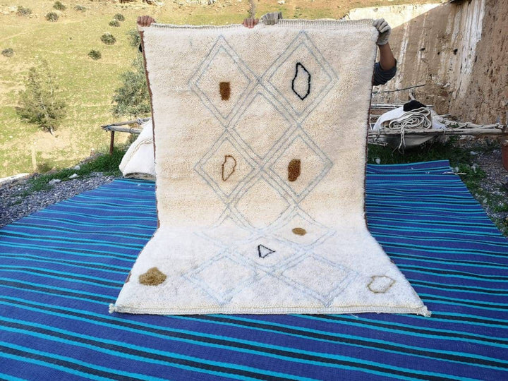 Made to order Mrirt rug, Wool rug, Premium quality,Moroccan rugs, Tapis berbre, Beni ourain rug, Berbere rugs, Beniouarain rug