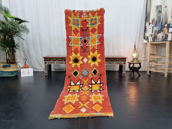 cute  rug, moroccan rug , berber rug, geometric rug, red and orange  rug, sheep wool rug, area wool rug, overdyed wool rug