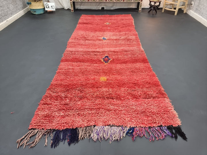 authentic  rug, moroccan rug , berber rug, geometric rug, red rug, handmade rug, sheep wool rug, boujaad  rug, overdyed rug