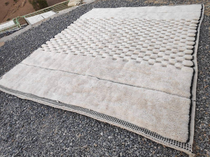 Moroccan berber rug, Made to order rug, Beniouarain rug, Beni ourain rug, White wool rug, Autentic Mrirt rug