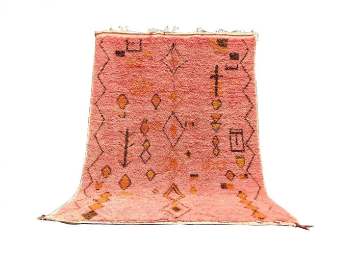 pink moroccan rug, berber rug, azilal rug, berber teppich, wool rug, pink carpet, large area rug, handwoven rug, azilal carpet, beni rug