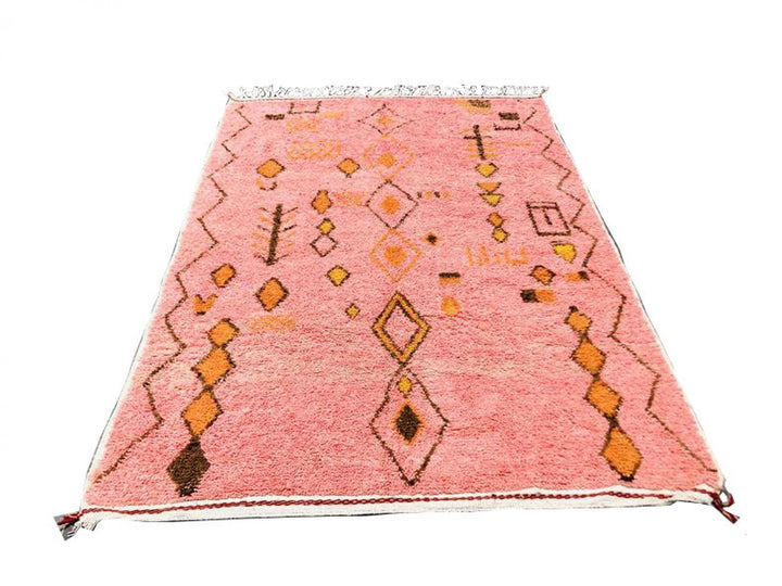 pink moroccan rug, berber rug, azilal rug, berber teppich, wool rug, pink carpet, large area rug, handwoven rug, azilal carpet, beni rug