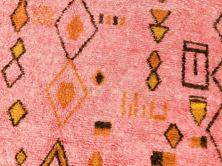 pink moroccan rug, berber rug, azilal rug, berber teppich, wool rug, pink carpet, large area rug, handwoven rug, azilal carpet, beni rug